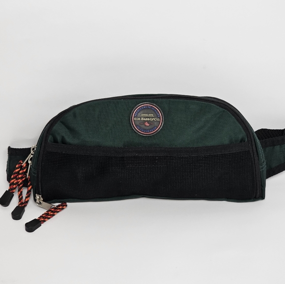 G.H. Bass and Co. Vintage Multi-Compartment Waist Bag, EUC - Picture 1 of 8
